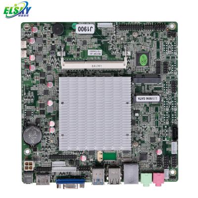 China No ELSKY Intel Celeron J1900 Quad Core 2.4G Mini-ITX Fanless Motherboard (J1800 orJ2900 option) for sale