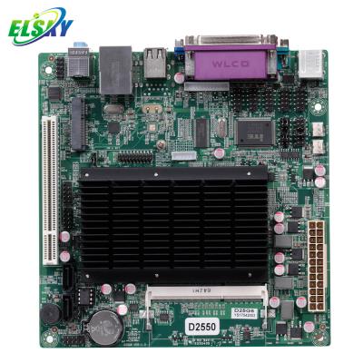 China Cedarview D2550 DDR3 1.86GHz Dual Cores PS/2 VGA Slim Client LAPTOP COM LPT USB Fanless Motherboard With PCI Slot for sale