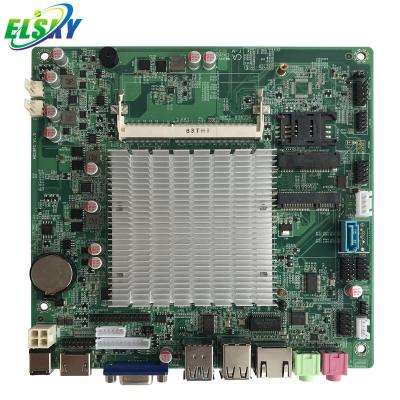 China Cost Effective Industrial Computer J1800 J1900 J2900 CPU Quad Core 2.66GHz GPIO SIM Card LVDS RS232COM Fanless Motherboard for sale