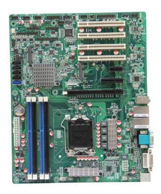 China Desktop Mini PC Motherboard with Built-in 4*PCI and 3 *PCIE (I3/I5/I7 Option) 4 Channel DDR3 LGA 1155 for sale