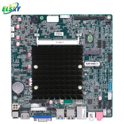 China Hot cheap itx j1800 dual band fanless motherboard ssd WIFI industrial motherboard ddr3 8GB RAM 128GB MSATA mini with LVDS for sale