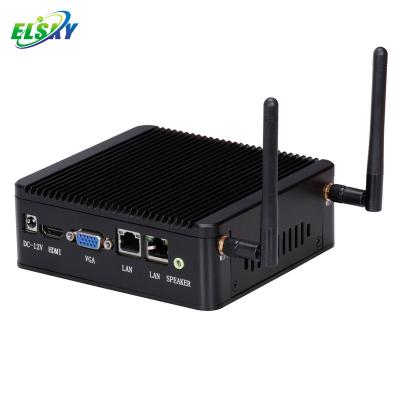 China ELSKY BayTrail Celeron J1800 2.0GHz DDR3L Dual Core Barebone Mini PC Fanless GPIO VGA ITX NANO PC No Monitor for sale