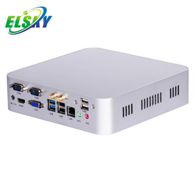 China Industrial x86 Mini PC with Celeron 1037U Dual Core 1.8GHz 2Lan Option Mini PC Support WIFI and 1000M Lan for sale