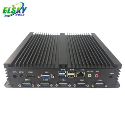 China X86 Dual Cores 1.8GHz 1037U LAN Fanless 12v Mini Industrial PC for sale