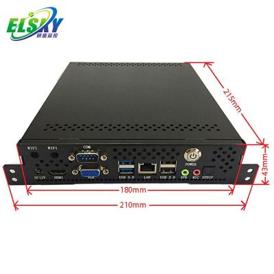 China For Business ELSKY DC 12V Power Supply Mini OPS PC Based on Intel I3-5005U Processor with 4USB (I3 5010U Option) for Interactive Whiteboard for sale