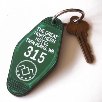 China Wholesale Gift Low Price Custom Logo Color Motel Rhombus Acrylic Key Chain Charms Plastic Acrylic Motel Hotel Room Key Tag for sale