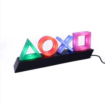 China Custom Light Voice Control Icon Store Game Decorative Lamp For PS4 Game Icon Light Atmosphere Acrylic Neon Lamp for sale