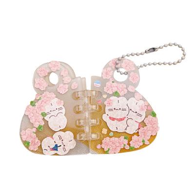 China Cute custom transparent lucite butterfly hanging ornaments acrylic charms hanging jewelry for gift for sale