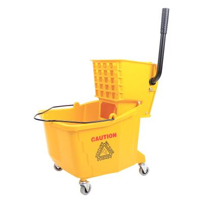 China Sustainable High Quality 30L Mop Bucket With Wringer for sale