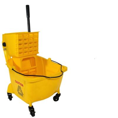 China Cheapest Factory Price Double Bucket Mop Mop Viable Floor Mop Floor Cleaning Mop With Bucket In Retail for sale