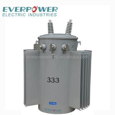 China Industrial Power Supplies Single Phase 333kva Pole Mounted Overhead Transformers With ANSI Standard for sale