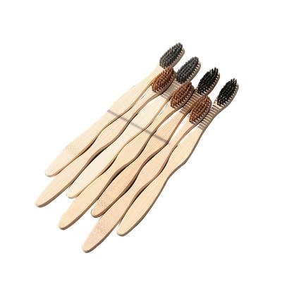 China Home Wholesale Biodegradable Organic Charcoal Set CE Bamboo Toothbrush for sale