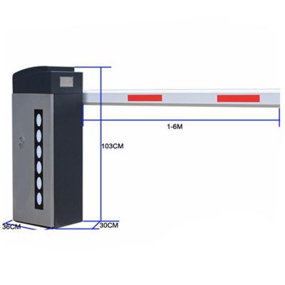 China Aluminum Alloy Heavy Duty Remote Control Automatic Parking Barrier 220V/110V Gate for sale