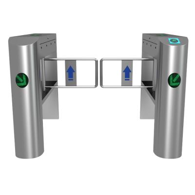 China Stainless steel nfc access control led direction swing gate mechanism turnstile for sale