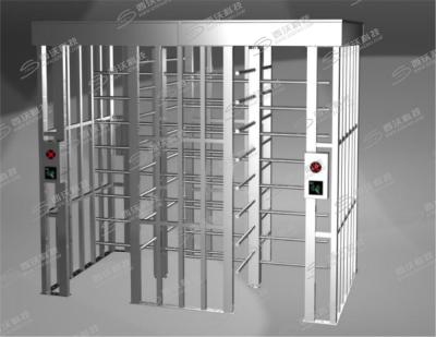 China Stainless Steel Competitive Cost External Full Height Turnstiles Security Solutions for sale