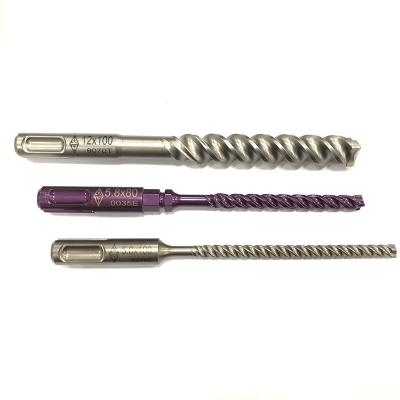 China Normal SDS Masonry Drilling Plus Full Carbide Tip Hammer Drill Bit 3 Cutter For Concrete Stone 3 Flute for sale