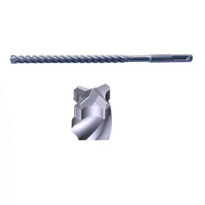 China Masonry Drilling Normal SDS Plus Full Solid Carbide Tip Hammer Drill Bit For Concrete Stone 4 Cutter 4 Flutes for sale