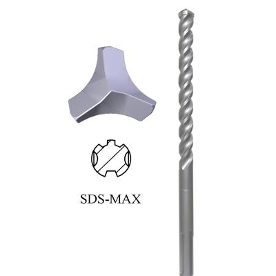 China Normal Solid Masonry Drilling SDS Max Full Carbide Tip Hammer Drill Bit For 12-20mm Concrete Stone Cutter 3 for sale