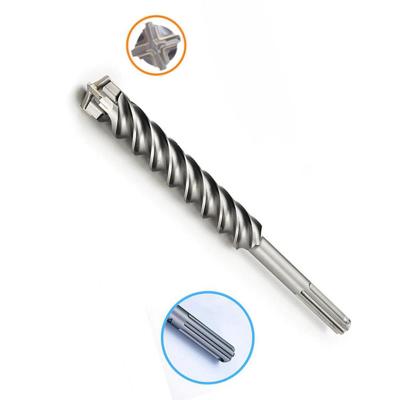 China High Quality Masonry Drilling SDS Max Cross Tip Hammer Drill Bit For Concrete 20-25mm for sale