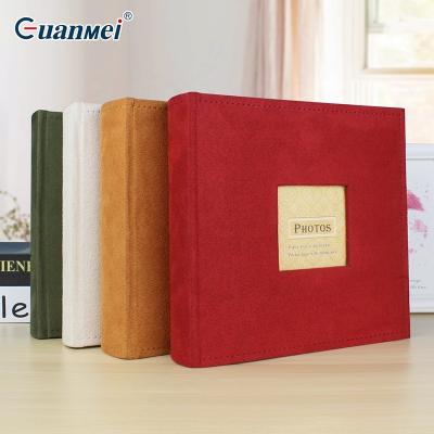 China Note Paper Slip In Elegant Cloth Covered Birthday Photo Album With 200 Piece 4X6 Photo Note Sleeves 6x4 Album Photo Cheapest for sale