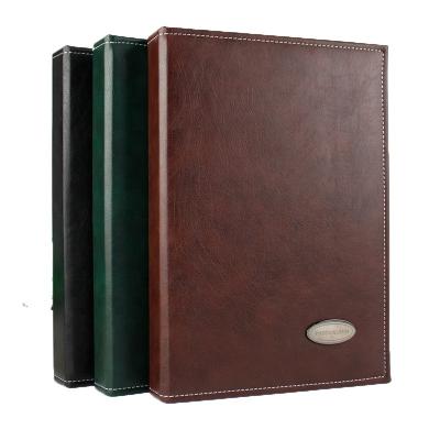 China PP Pocket Slip In Leather Cover PP Pocket Photo Album 300 Pockets Slip In 4x6 Photo Albums for sale