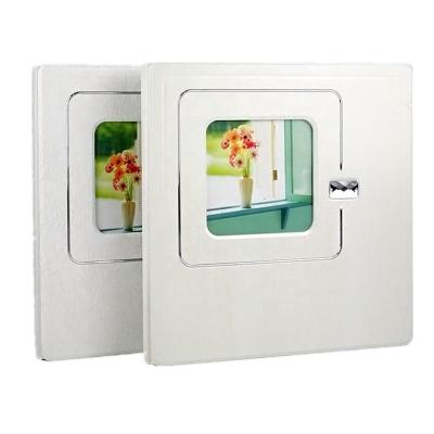 China Photo Albums 315x325mm Wooden Post Boundary Post Photo Albums 12x12 Inch Self Adhesive Wedding Photo Album 40 Sheet 40 Pages Cover Photo Albums for sale