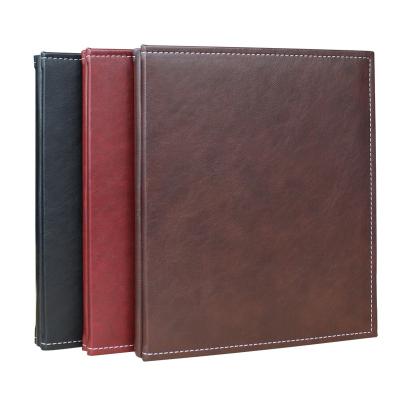 China Eco - Friendly Leather Cover Folder A4 Size PP Pocket Sheet Photo Album Document Collected Folder Albums for sale