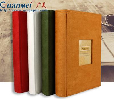 China Slip in GuanMei photo album book limit 4D 2up sheet photo album with cloth cover photo album photobooth for sale