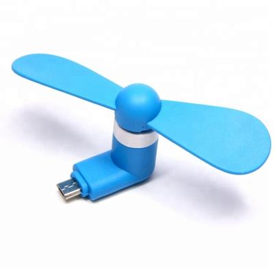 China Hot Selling Portable Air Cooling Band Android Mini Micro USB Mobile Fan for sale