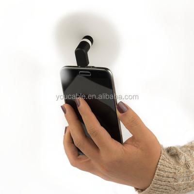 China Air Cooling Cool Breeze Selfie Mini Hand Held Powerful Small Android Fan for sale