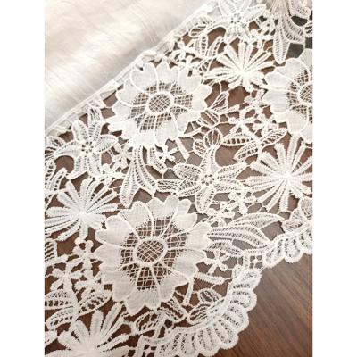 China New Style Summer Breathable Italian Round Neck Elegant Embroidery Lace Dress For Women for sale