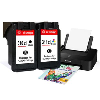 China Remanufactured Hicor PG310 CL311 Ink Cartridge Remanufactured Ink Cartridges For IP1800 IP2500 MP210 MP220 MP470 MX300 MX310 for sale