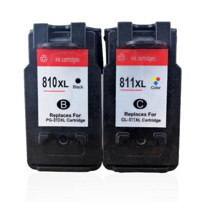 China Hicor PG810 CL811 Ink Cartridge Show Ink Level PG810XL CL811XL Remanufactured Remanufactured Inkjet Cartridge For Canon for sale