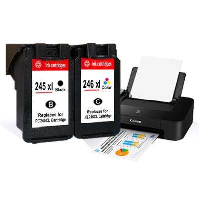 China Wholesale Re-manufactured Hicor Pg245 Cl246 Replace Compatible Ink Cartridge PG245XL CL246XL Inkjet Cartridges For Canon for sale