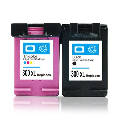 China 300 Level Compatible Remanufactured Remanufactured Color Ink Show Hicor CC644EE 300XL Black Ink Cartridges For HP for sale