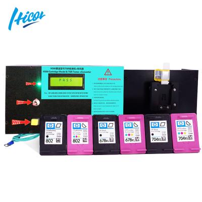 China Tester ink cartridge Hicor brand printing ink cartridge best selling machine for 301/61/122/802/704/46/678 cartridge testing machine for HP for sale