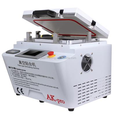 China Hertz-AK-pro OCA broken glass vacuum repair screen laminating machine for mobile phone glass lcd display and protection sreen repair laminating and removing bubble for sale