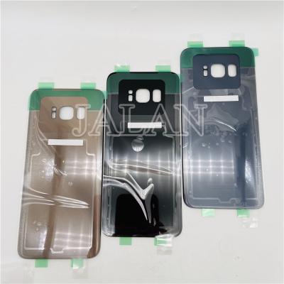 China Mobile Phone Back Glass Refurbished 2PCS S8 Back Glass For SM G950 Mobile Phone Cover Housing Case Battery Rear Door Parts Replacement Repair for sale