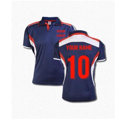 China Customized 100% Stylish Customized Sublimation Print Cricket Team Wholesale Polyester Cricket Cricket Apparel Quick Dry Tank Tops for sale