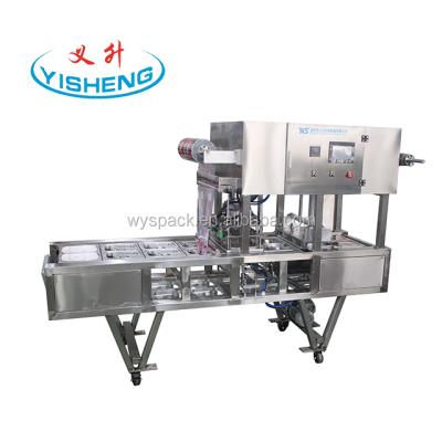 China Custom Two Line Fast Food Box Sealing Beverage Machine for sale