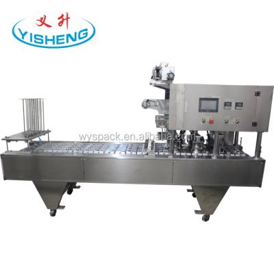 China Custom Fully Automatic Beverage Jelly Cup Filing Sealing Machine for sale