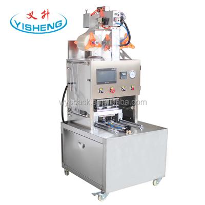 China Custom Beverage New England Type Nitrogen Gas Cup And Plastic Tray Sealer With Printer for sale