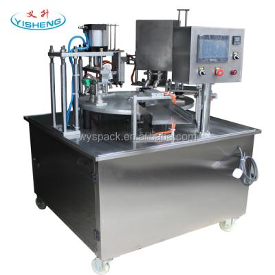 China Custom automatic coffee capsule beverage nespressso filling sealing machine for sale