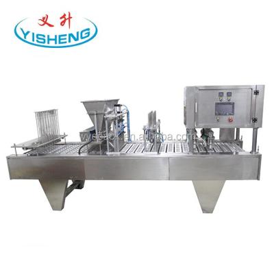 China Fully Automatic Custom 8 Lines K Cup Coffee Powder Filling Sealing Beverage Machine for sale