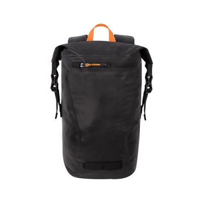 China OEM/ODM Outdoor Sports Gym Waterproof Acceptable Popular Black Rolling Top Backpacks Men's Waterproof Bag for sale