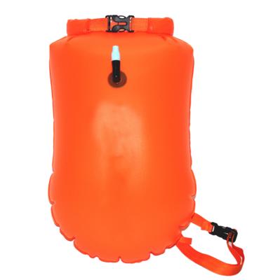 China Water Park Marker Buoy Rescue Floatation Inflatable Swim Bag Customized Size for sale