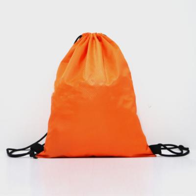 China Factory Reusable Professional Custom 420d Polyester Sports Gym Bag Drawstring Waterproof Sports Bag for sale