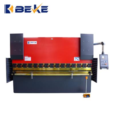 China Hotels BEKE Sheet Metal Bending Machine 100 Tons X3200mm NC Hydraulic Brake Machine Press for sale