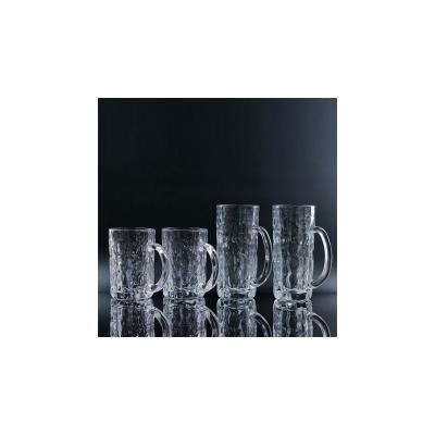 China With Handle Bar Glass Wholesale High Quality Exquisite Big Beer Mug With Handle for sale