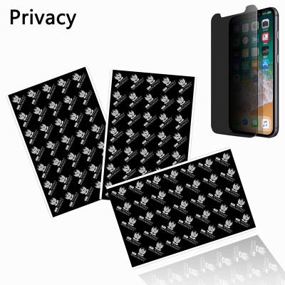 China Material for Cutter 2022 New Private Privacy Anti-SPY Nano hydrogel tpu screen protector nano liquid screen protector with install tool for sale